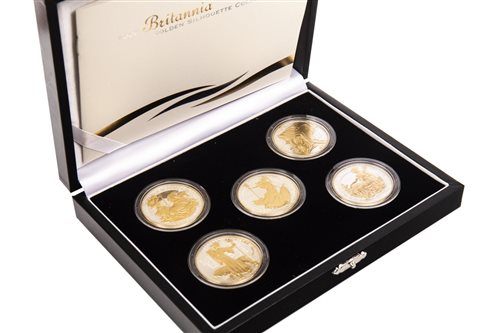 Lot 552 - THE ROYAL MINT 2006 BRITANNIA GOLDEN SILHOUETTE COLLECTION