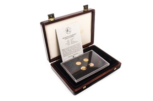 Lot 554 - A WESTMINSTER FOUR COIN SOVEREIGN SET