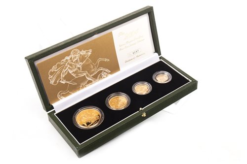 Lot 567 - A THE ROYAL MINT THE 2004 UNITED KINGDOM GOLD PROOF FOUR-COIN SOVEREIGN COLLECTION