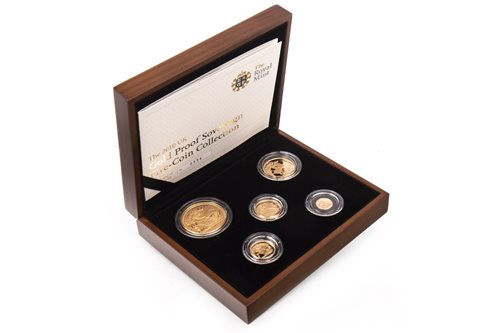 Lot 568 - A THE ROYAL MINT THE 2010 UK GOLD PROOF SOVEREIGN FOUR-COIN COLLECTION