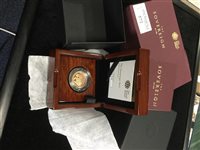 Lot 572 - THE ROYAL MINT THE SOVEREIGN 2017 GOLD PROOF COIN