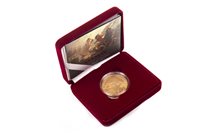Lot 573 - A THE ROYAL MINT HORATIO NELSON UNITED KINGDOM 2005 GOLD PROOF COMMEMORATIVE CROWN
