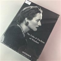 Lot 337 - A SET OF SOTHEBY'S SALE CATALOGUES FOR THE DUKE AND DUCHESS OF WINDSOR
