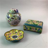 Lot 409 - A LOT OF CHINESE CLOISONNÉ WARE