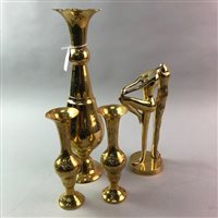 Lot 419 - A LOT OF BRASS WARE