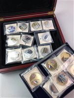 Lot 424 - A LOT OF CERTIFICATED 'HISTORY OF SCOTLAND' COINS AND SIX COLOURISED COINS