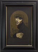 Lot 505 - CROWN OF THORNS, AN OIL BY JIM DICK