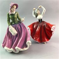 Lot 435 - A LOT OF SIX ROYAL DOULTON FIGURES