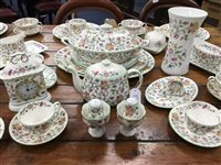 Lot 432 - A MINTON TEA AND DINNER SERVICE