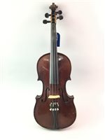 Lot 459 - AN UNNAMED 3/4 SIZE VIOLIN