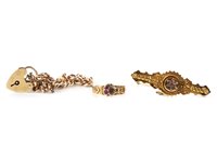 Lot 272 - A BRACELET, BROOCH AND RING