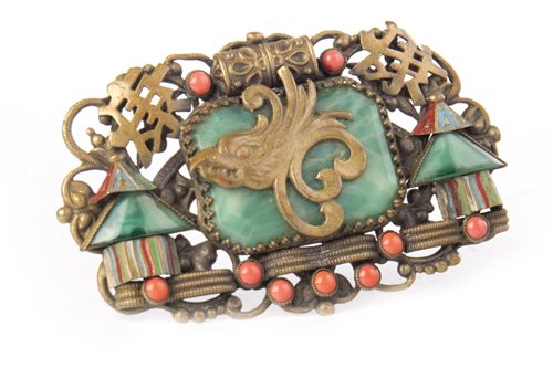 Lot 1116 - A LATE 19TH CENTURY CHINESE BROOCH