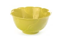 Lot 1119 - A CHINESE BOWL IN YELLOW