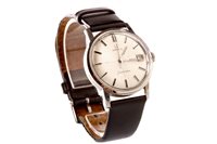 Lot 758 - AN OMEGA SEAMASTER STAINLESS STEEL WRIST WATCH