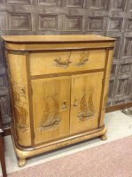 Lot 613 - 20TH CENTURY CHINESE COCKTAIL CABINET with...
