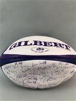 Lot 73 - A SIGNED SCOTLAND RUGBY BALL