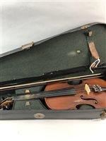 Lot 127 - AN UNNAMED VIOLIN IN CASE