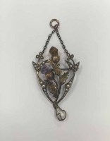 Lot 387 - LATE VICTORIAN SCOTTISH HOLBEIN of thistle...