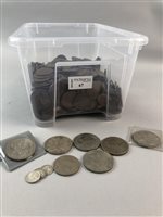 Lot 67 - A LOT OF GB SILVER AND COPPER COINS