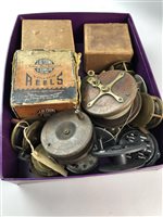 Lot 139 - A COLLECTION OF EARLY 20TH CENTURY AND LATER FISHING REELS