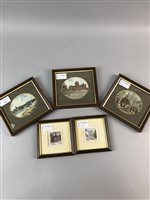 Lot 161 - A LOT OF FIVE MINIATURE CITYSCAPES