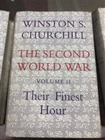 Lot 1601 - A FIRST EDITION COPY OF THE SECOND WORLD WAR VOL. I, BY WINSTON CHURCHILL