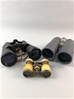 Lot 184 - A LOT OF BINOCULARS WITH A PAIR OF OPERA GLASSES