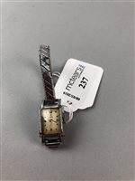 Lot 237 - A LADY'S TUDOR STAINLESS STEEL WRISTWATCH