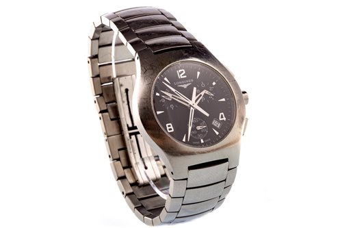 Lot 864 - A GENTLEMAN'S LONGINES QUARTZ WRIST WATCH
