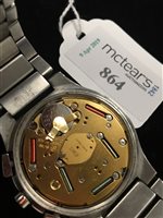 Lot 864 - A GENTLEMAN'S LONGINES QUARTZ WRIST WATCH