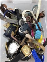 Lot 280 - A LOT OF WRIST WATCHES