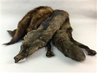 Lot 305 - A LOT OF TWO FOX AND ONE MINK FUR NECKLETS