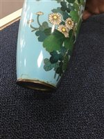 Lot 1108 - AN EARLY 20TH CENTURY JAPANESE CLOISONNE VASE