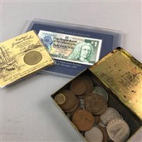 Lot 330 - A LOT OF COINS AND BANKNOTES