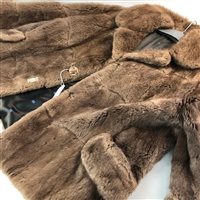 Lot 341 - A LOT OF TWO FUR JACKETS