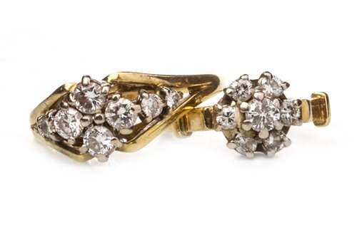 Lot 81 - TWO DIAMOND CLUSTER RINGS