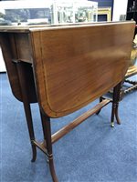 Lot 388 - A MAHOGANY SUTHERLAND TABLE