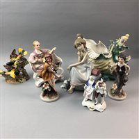 Lot 118 - A ROYAL DOULTON FIGURE OF BELLE AND OTHER FIGURES