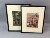 Lot 95 - CECEILY MARY BARKER, CHILDREN IN NATURE, TWO PRINTS