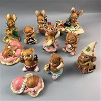 Lot 56 - A LOT OF PENDELFIN FAMILY CIRCLE FIGURES AND OTHER FIGURES
