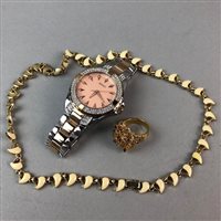 Lot 47 - A CONTEMPORARY 'SEKSY' WRISTWATCH AND OTHER JEWELLERY
