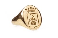 Lot 139 - A SIGNET RING