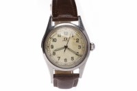 Lot 788 - MID SIZE OMEGA STAINLESS STEEL MANUAL WIND...