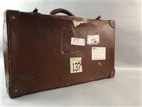 Lot 211 - A COLLECTION OF PRINTS AND PICTURES AND A LEATHER SUITCASE
