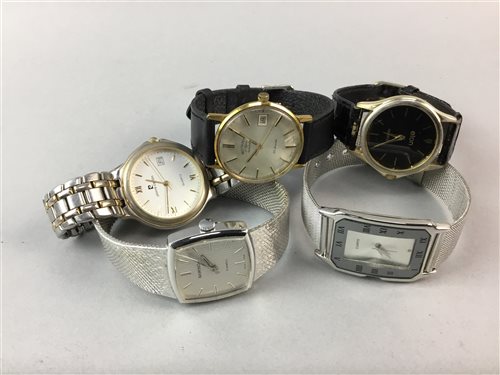 Lot 6 - A LOT OF SEVEN GENTS WRIST WATCHES