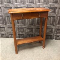 Lot 208 - A CHERRYWOOD SIDE TABLE