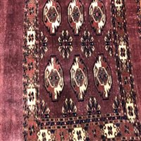Lot 1182 - TWO EASTERN RUGS AND TWO RUG FRAGMENTS