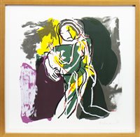 Lot 385 - ABSTRACT WOMAN, A SCREENPRINT BY ANTON VREDE