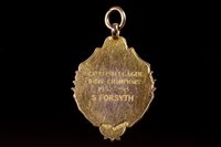 Lot 1981 - STIRLING ALBION SCOTTISH FOOTBALL LEAGUE GOLD MEDAL 1953