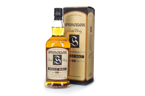 Lot 318 - SPRINGBANK AGED 10 YEARS